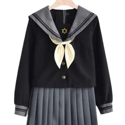 Halloween Carnaval Disfraz De Chicas 2023 Anime Japonés Uniforme Escolar De Invierno Negro Kawaii
